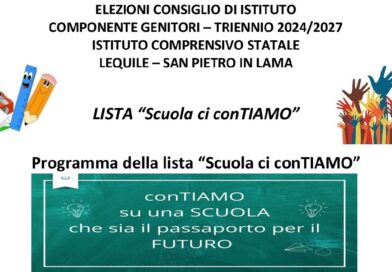 Programma della Lista “Scuola ci conTIAMO” Componente Genitori